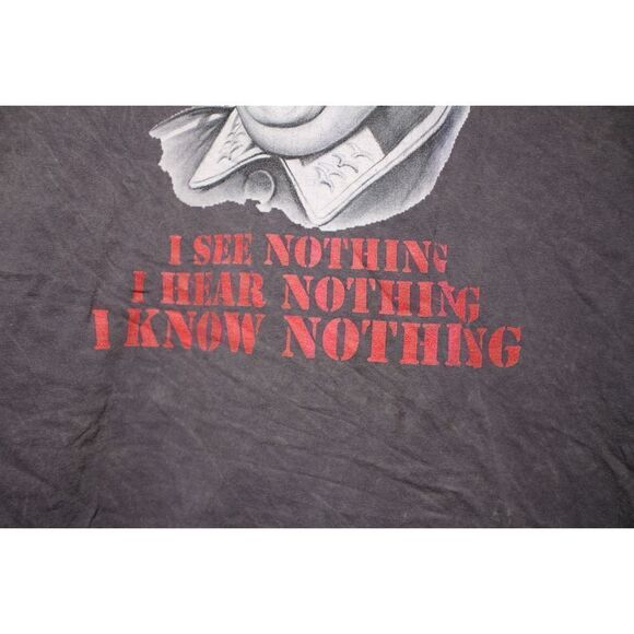 Vintage Grunge Style SGT SCHULTZ Graphic T-Shirt - Size XXL - Picture 3 of 5